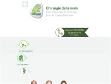 Tablet Screenshot of main-chirurgie.fr